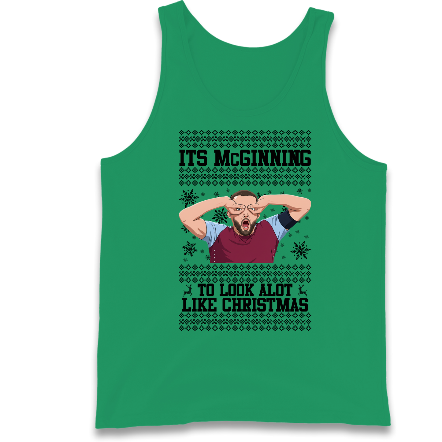 John McGinn Christmas Tank Top