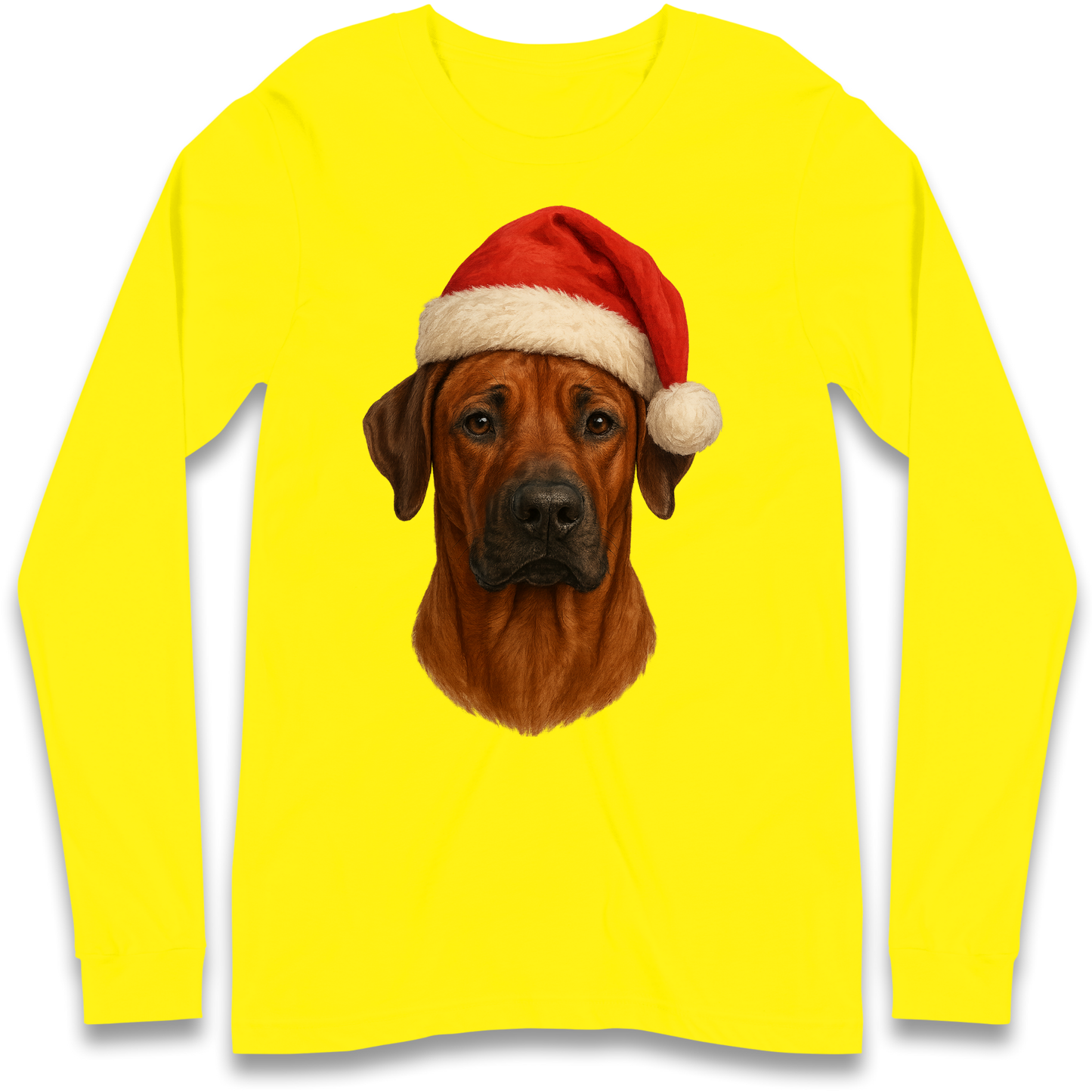 Rhodesian Ridgeback Christmas Longsleeve T-Shirt