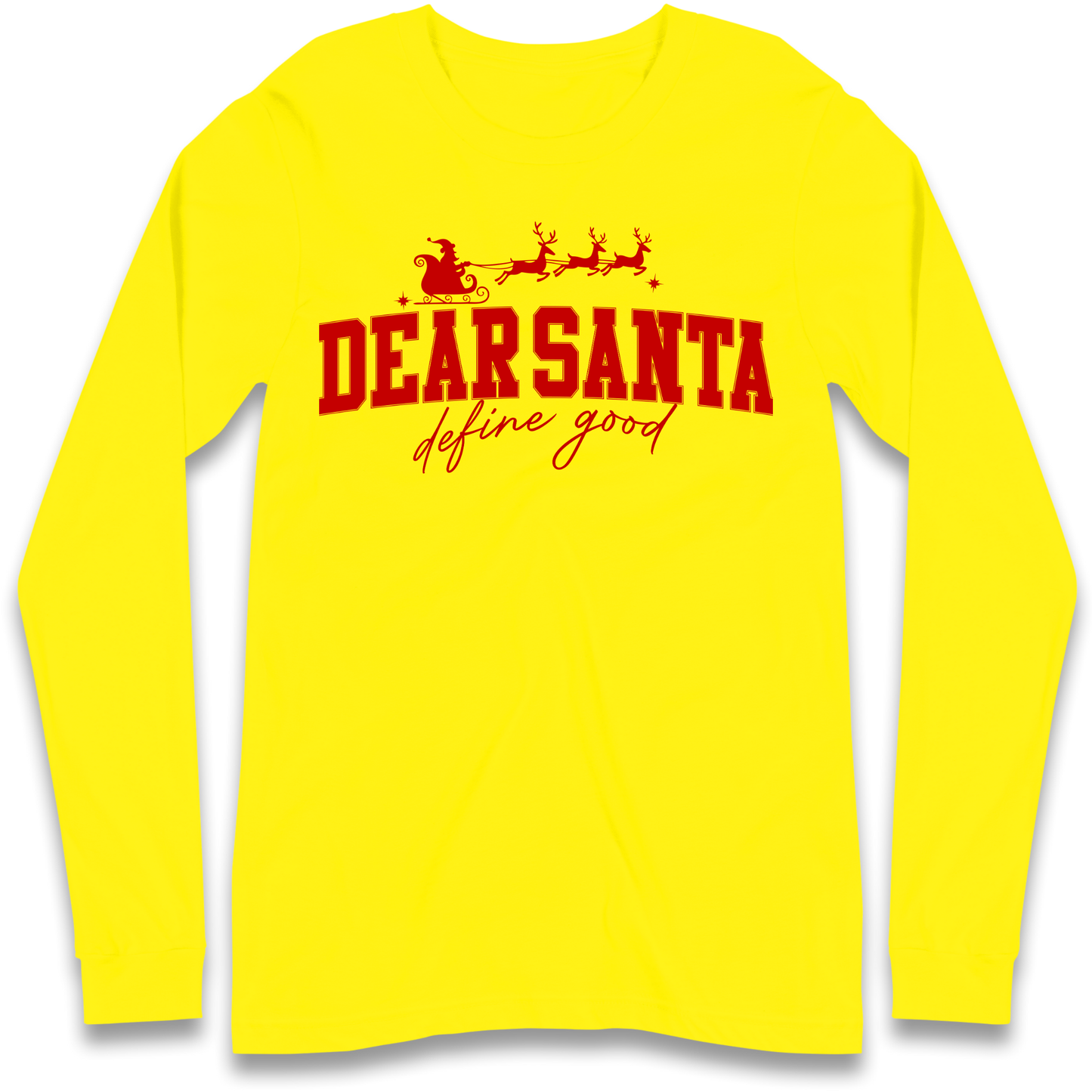 Dear Santa Christmas Longsleeve T Shirt