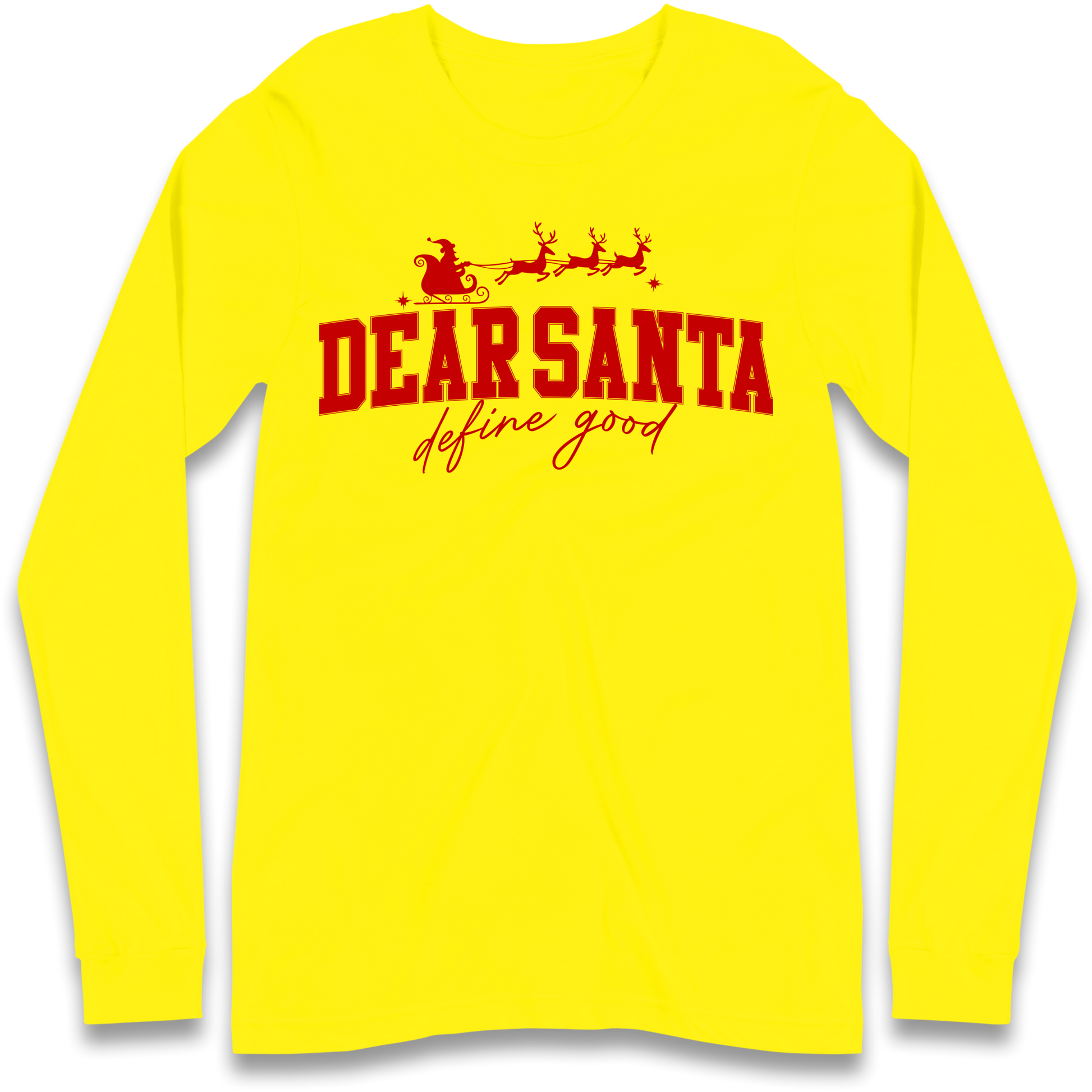 Dear Santa Christmas Longsleeve T Shirt
