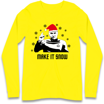 Make It Snow Longsleeve T Shirt