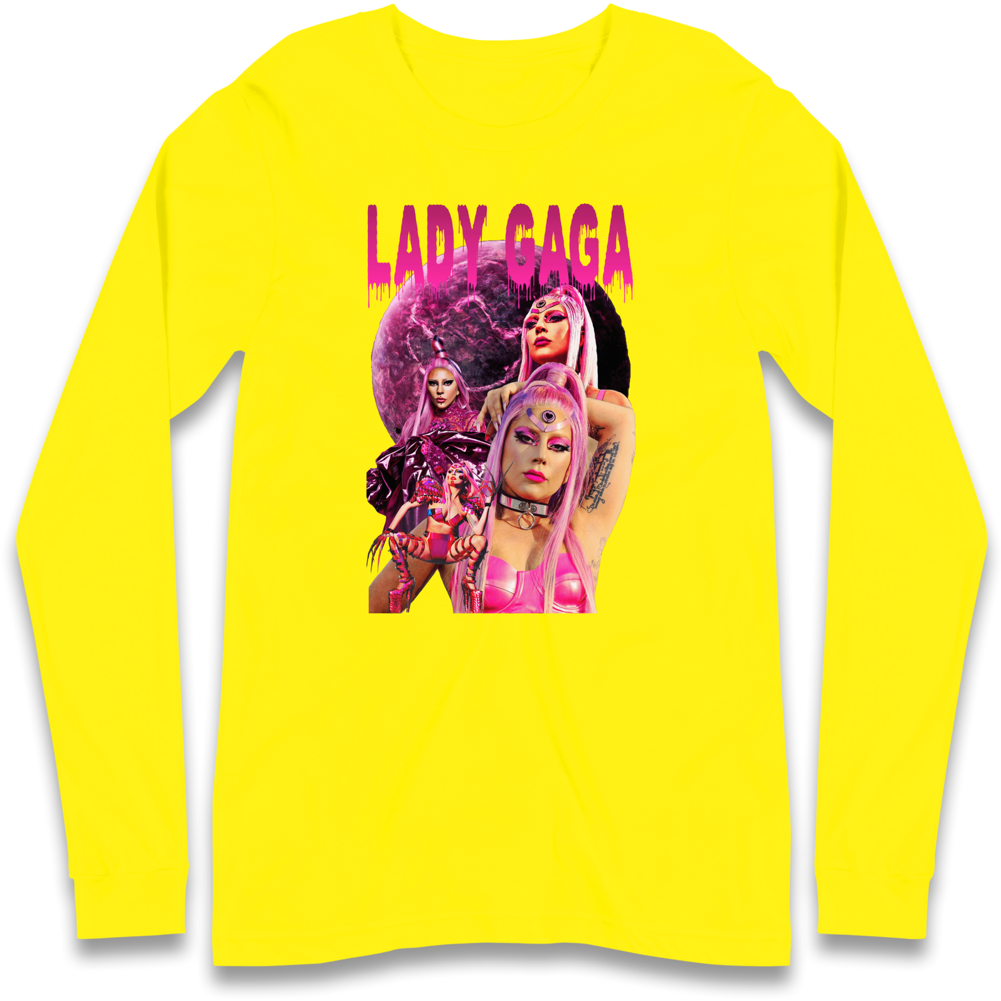 Lady GaGa Pink Longsleeve T Shirt