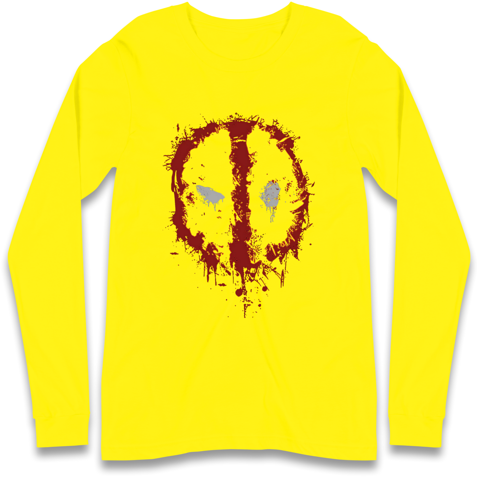 Marvel Deadpool Splatter Icon Longsleeve T Shirt
