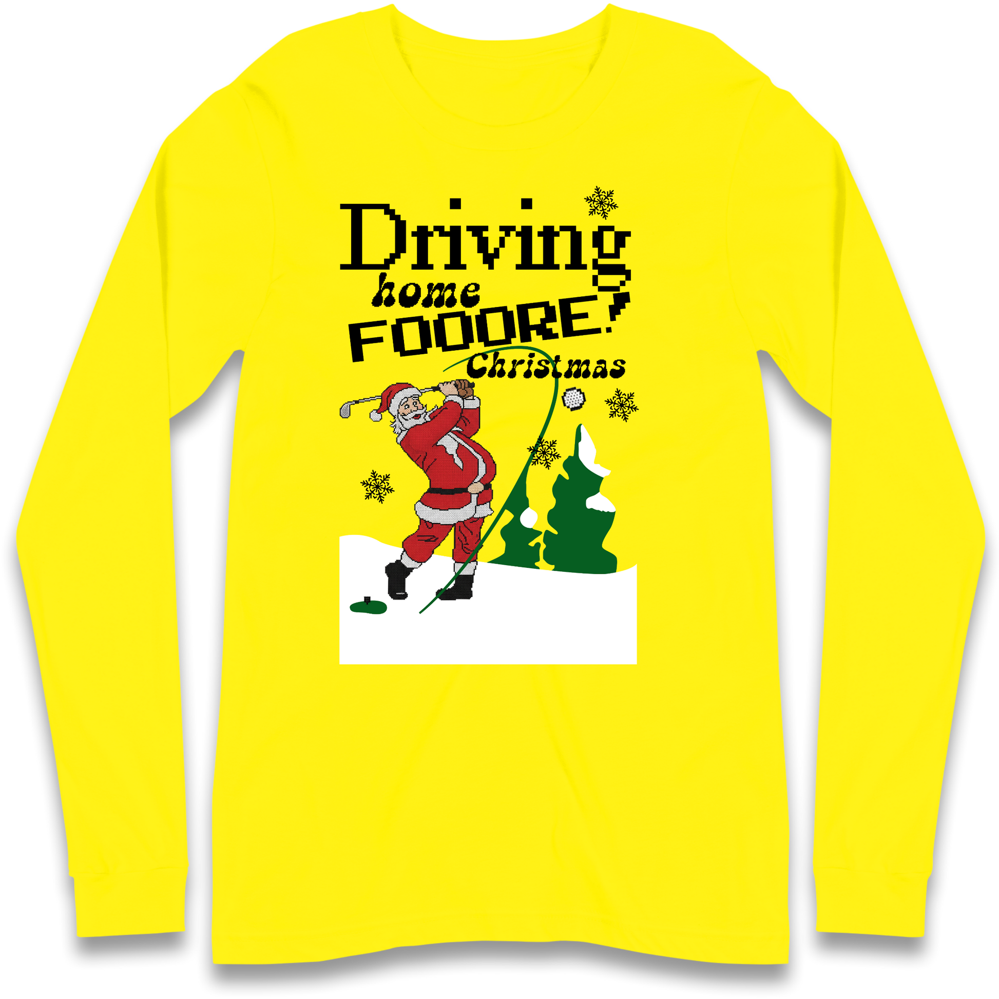 Christmas Golf Longsleeve T-Shirt