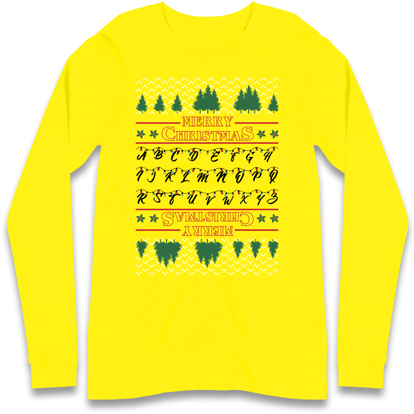 stranger things christmas jumper Longsleeve T Shirt