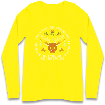 Reindeer Rendezvous Christmas Longsleeve T Shirt