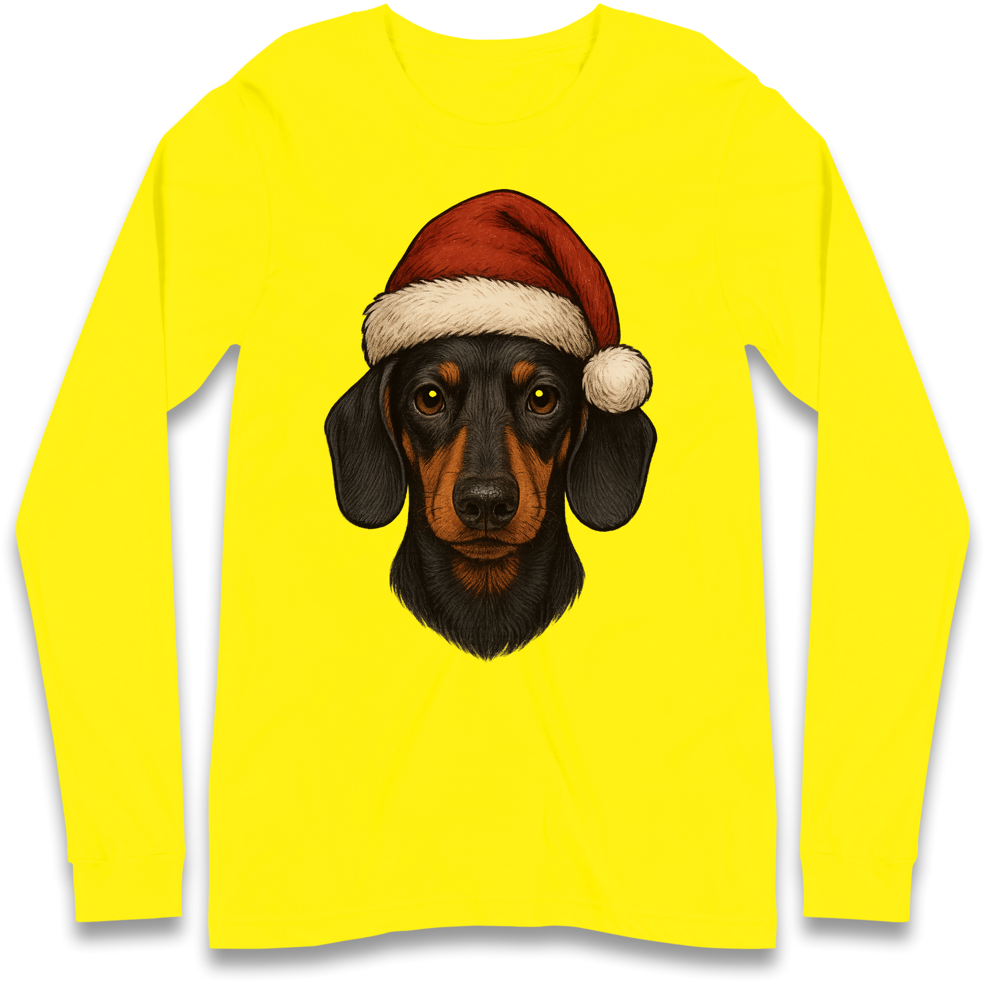 Sausage Dog Christmas Longsleeve T-Shirt