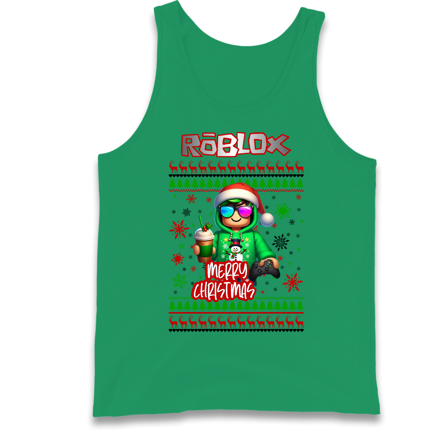 Roblox Merry Christmas Tank Top