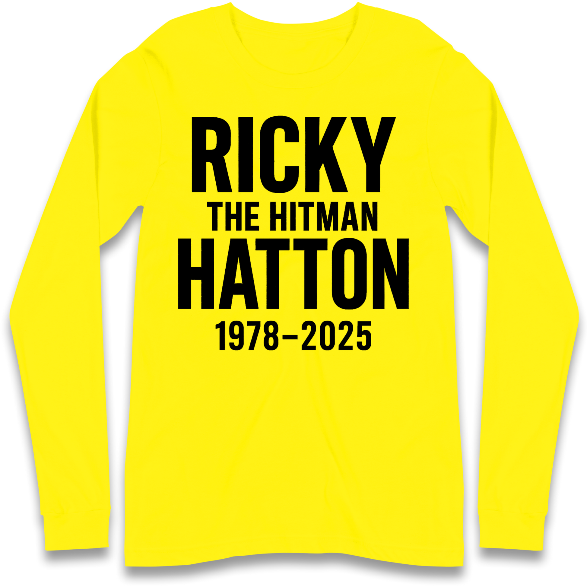 Ricky The Hitman Hatton 1978 2025 Longsleeve T Shirt