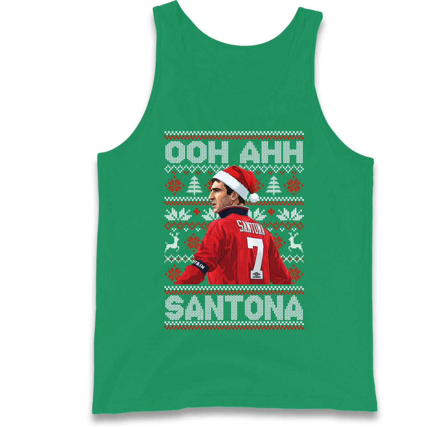 M'nchester United Christmas Tank Top