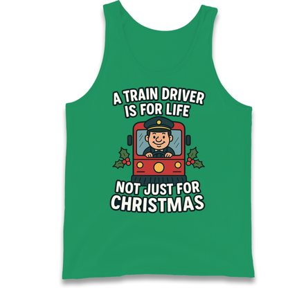 Train Driver Christmas Tank Top