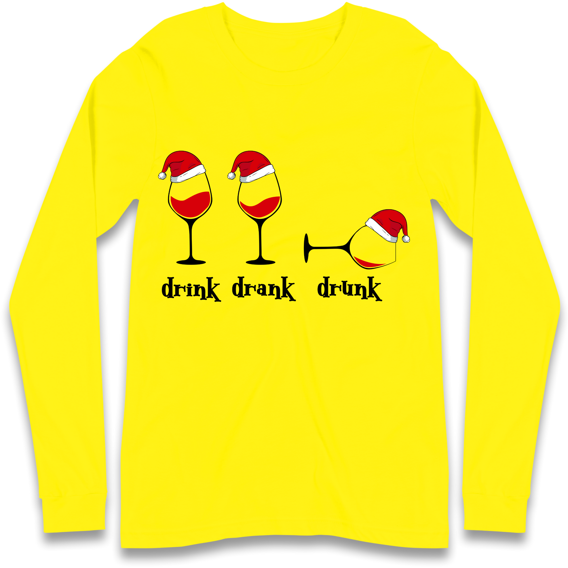 Drink Drank Drunk Longsleeve T-Shirt