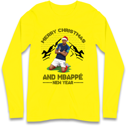 Mbappe Christmas Longsleeve T-Shirt