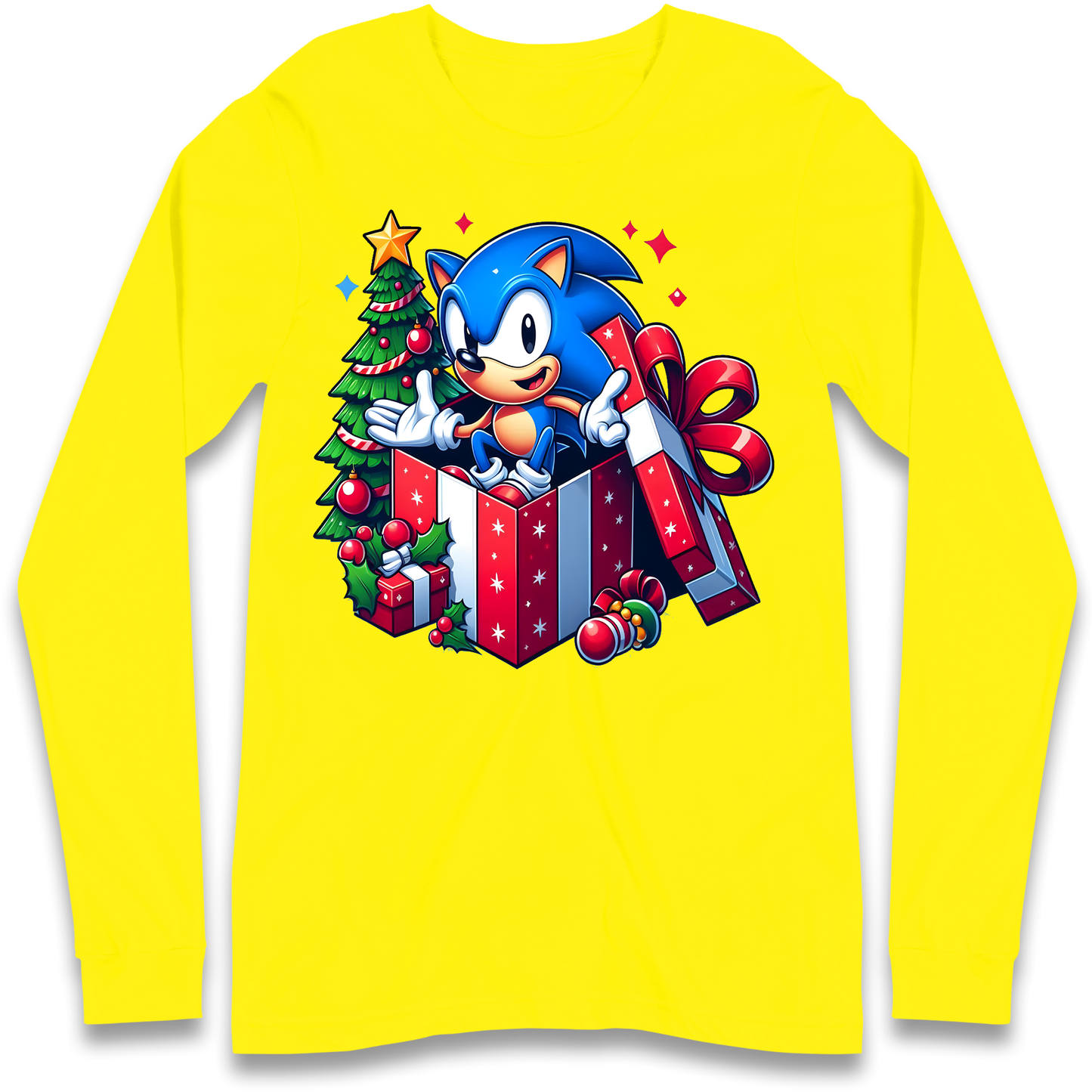 Sonic The Hedgehog Christmas Longsleeve T Shirt