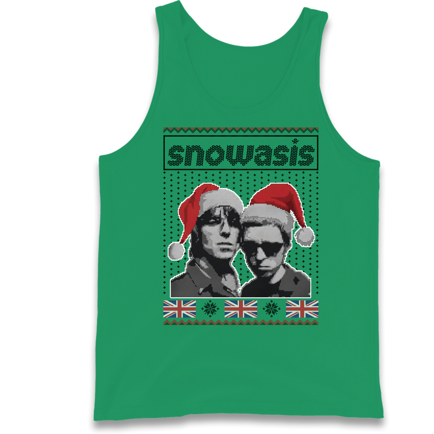 Snowasis Union Jack Christmas Tank Top