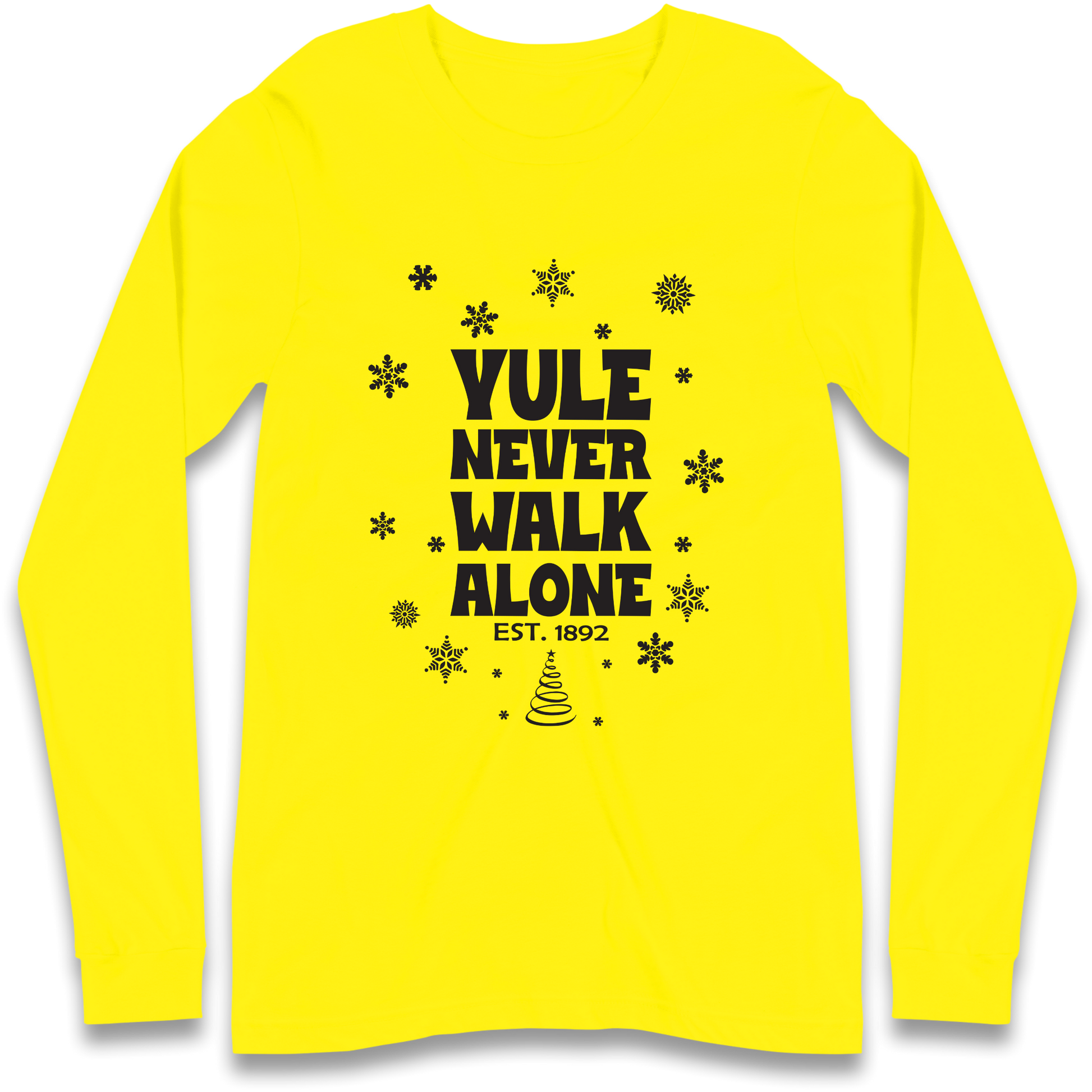 Yule Never Walk Alone Liverpool Christmas Longsleeve T Shirt
