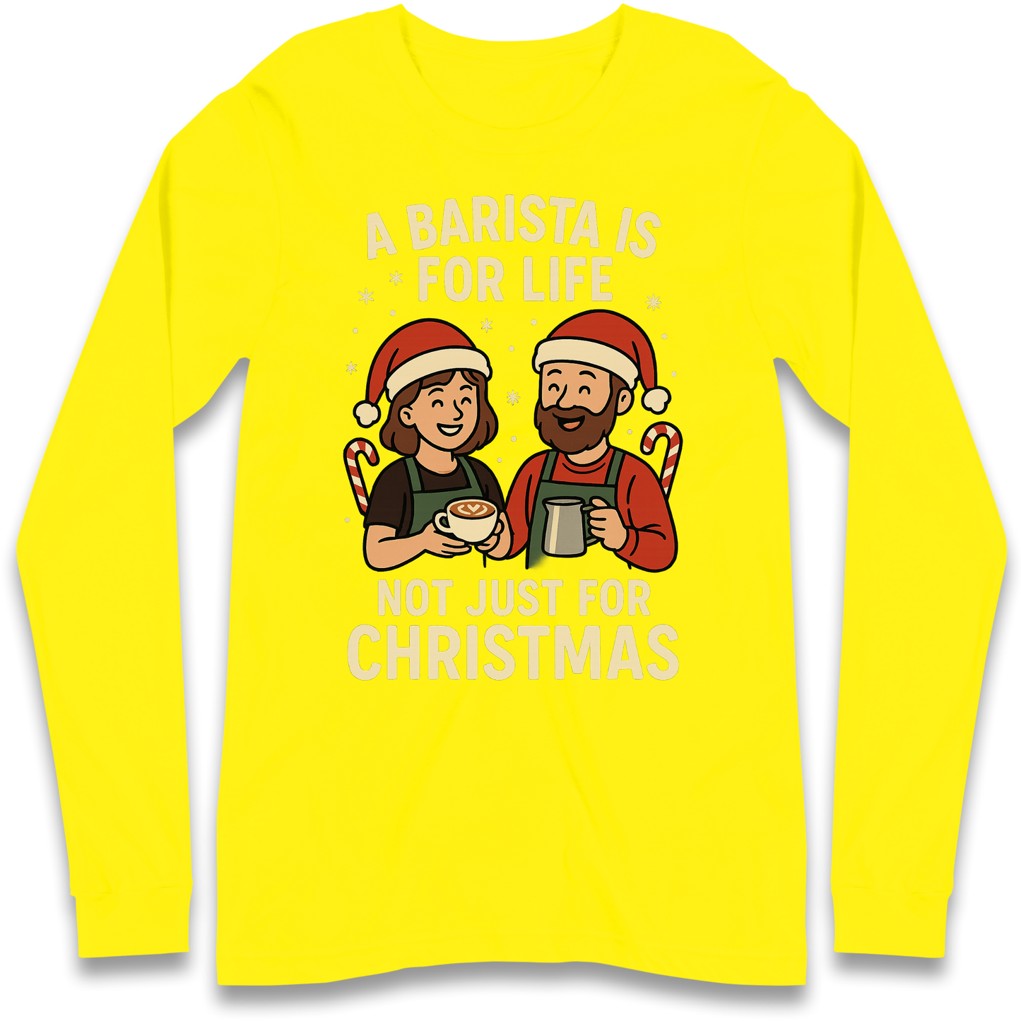 Barista Christmas Longsleeve T Shirt