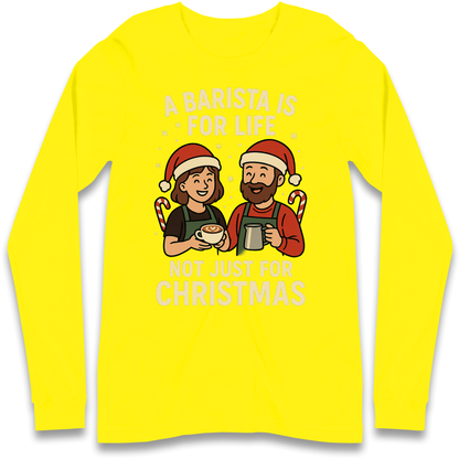 Barista Christmas Longsleeve T Shirt