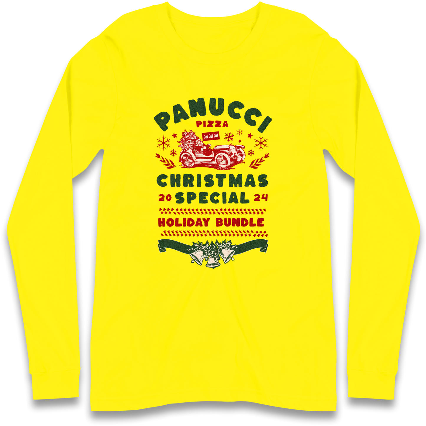 Panucci Pizza Christmas Special Christmas Longsleeve T Shirt