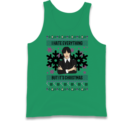 Wednesday addams Christmas Tank Top