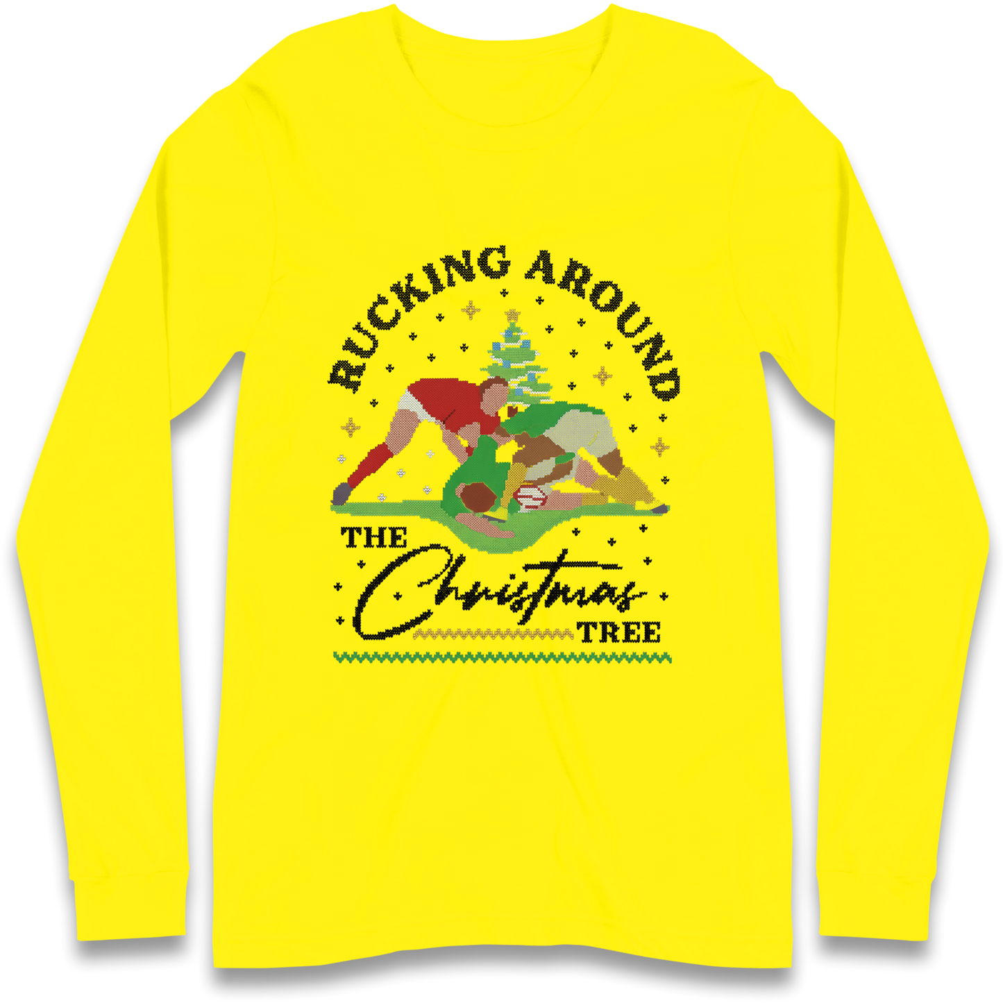 Rugby Christmas Longsleeve T Shirt
