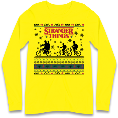 Stranger Things Christmas Longsleeve T Shirt