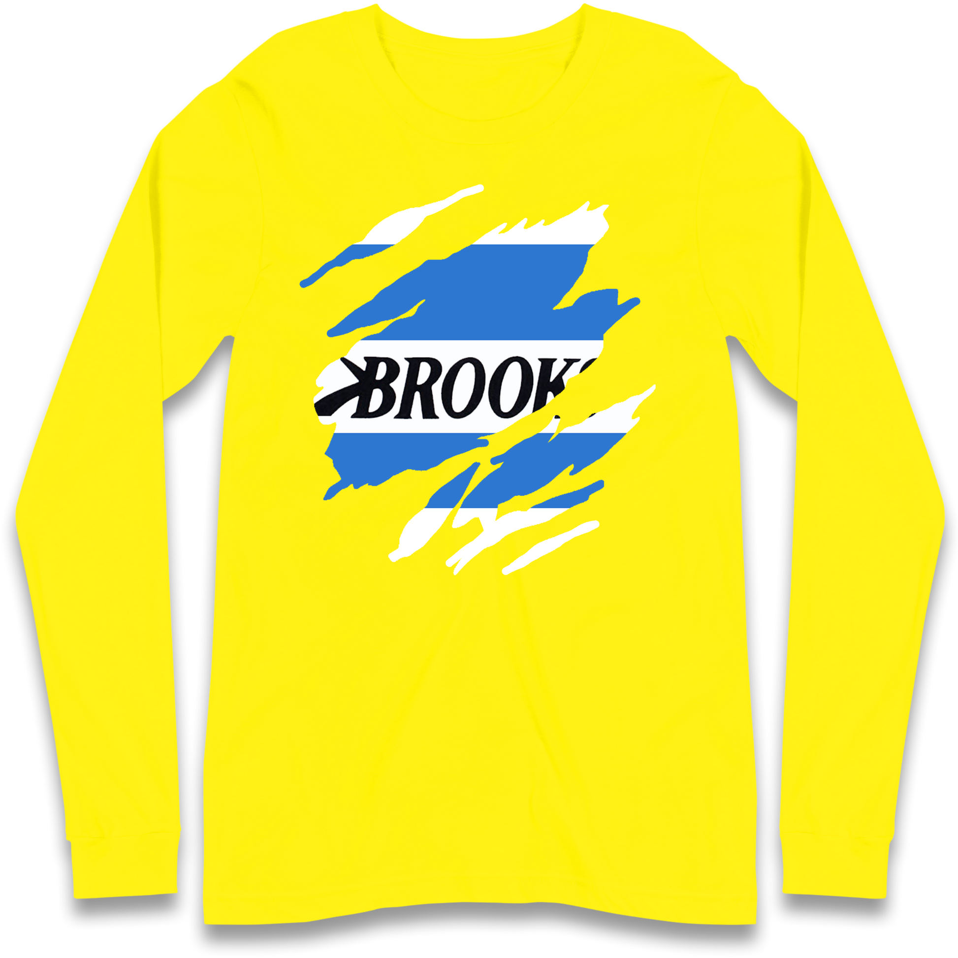 Retro QPR 1992 Torn Effect Longsleeve T Shirt
