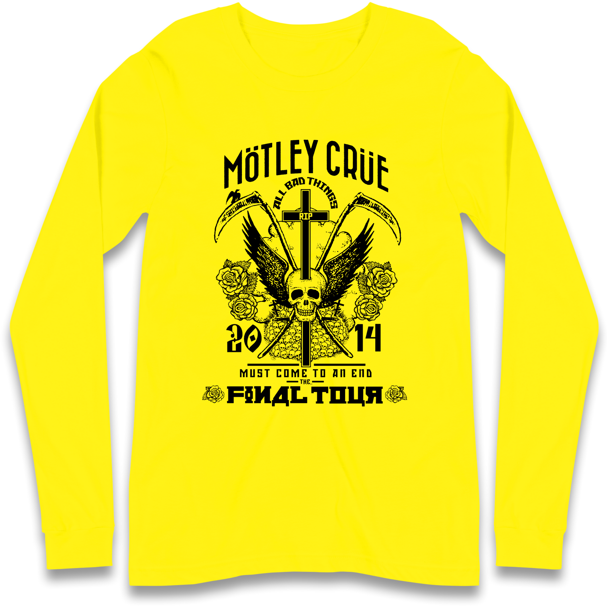 Motley Crue All Bad Things Longsleeve T Shirt