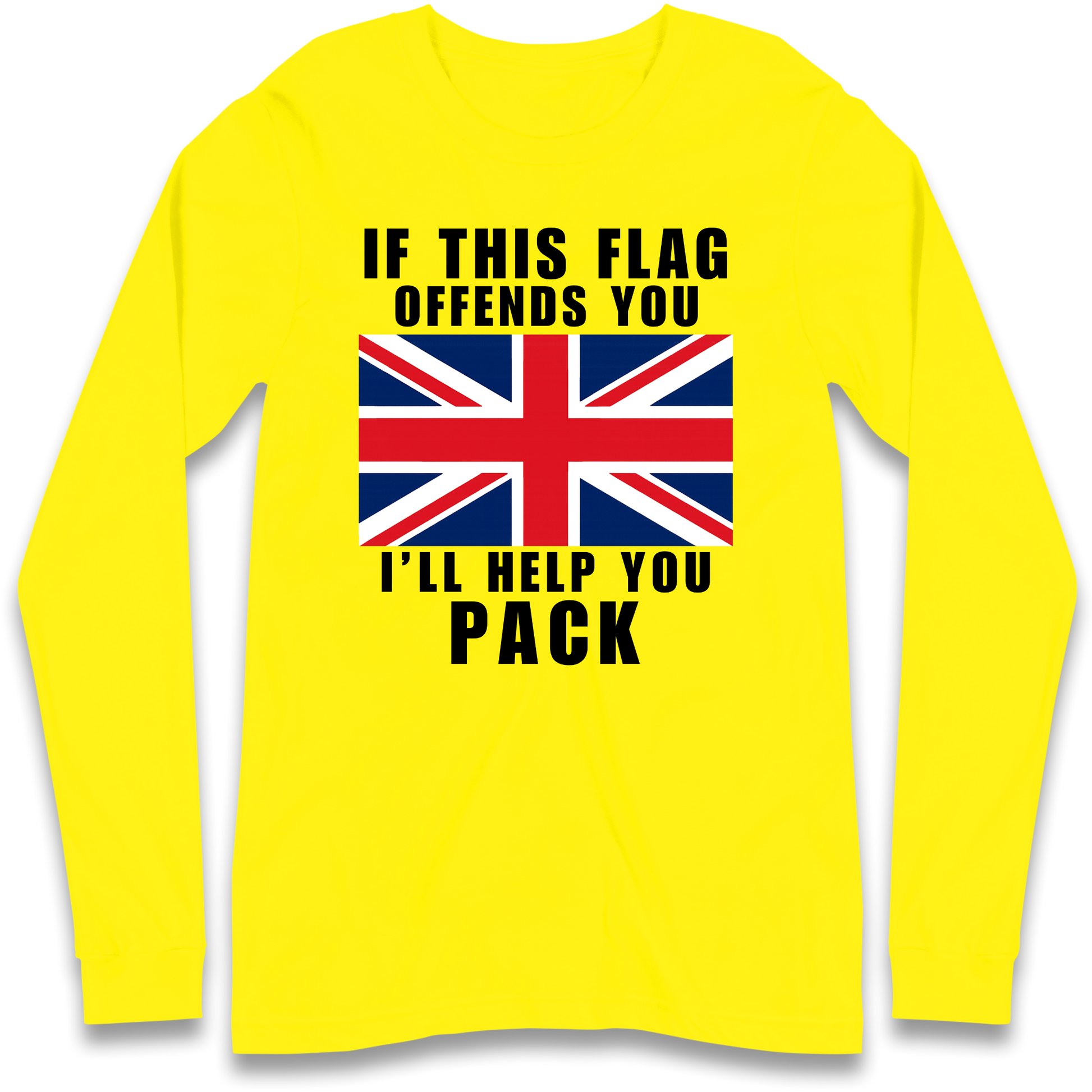 If This Flag Offends You I Will Help You Pack Longsleeve T Shirt