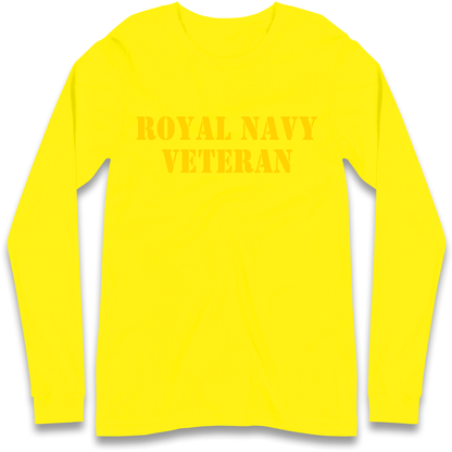 Royal Navy Veteran Longsleeve T Shirt