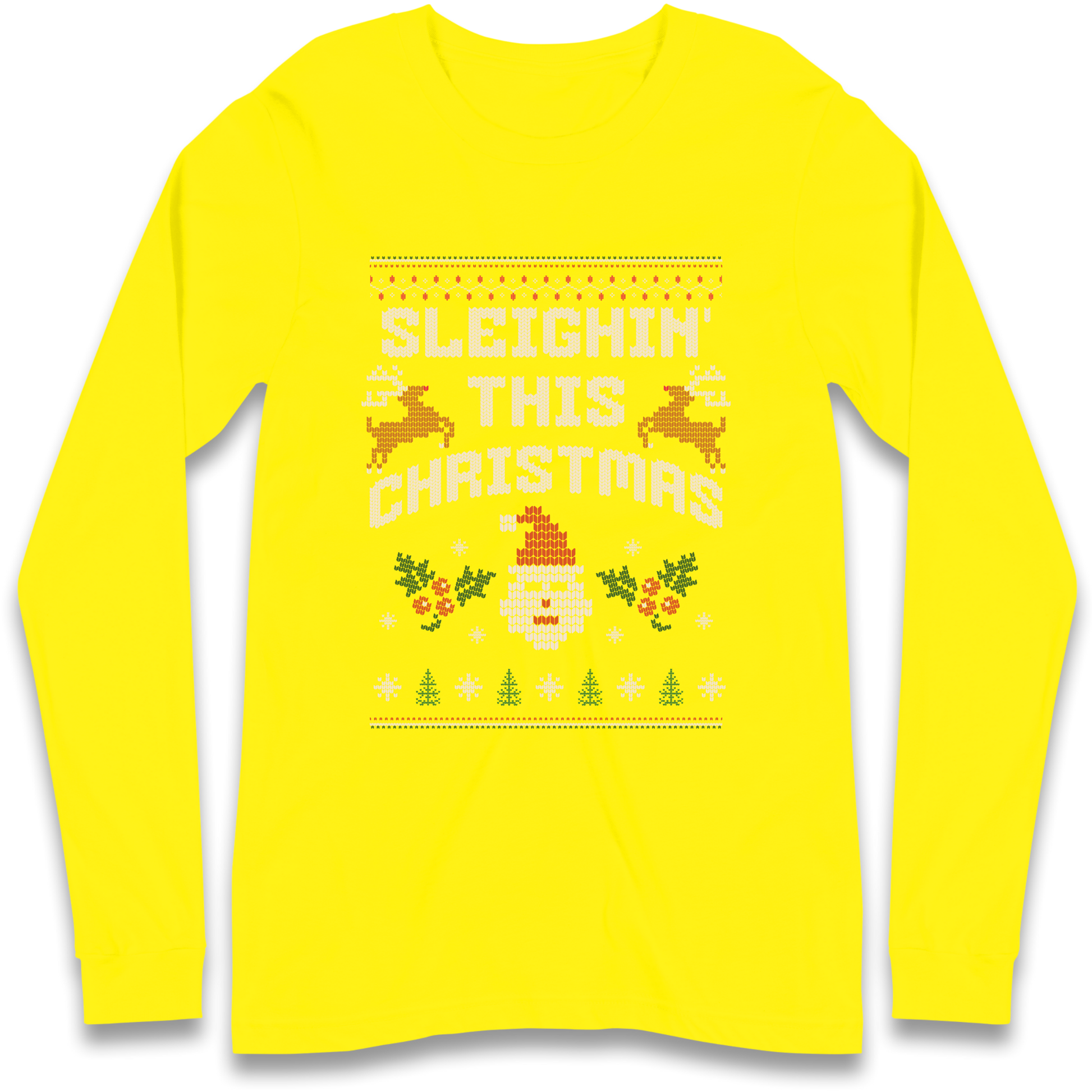 Sleighin This Christmas Christmas Longsleeve T Shirt