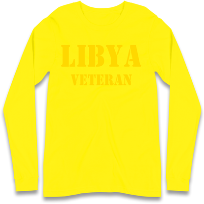 Libya Veteran Longsleeve T Shirt