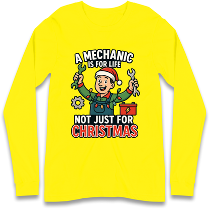 Mechanic Christmas Longsleeve T Shirt