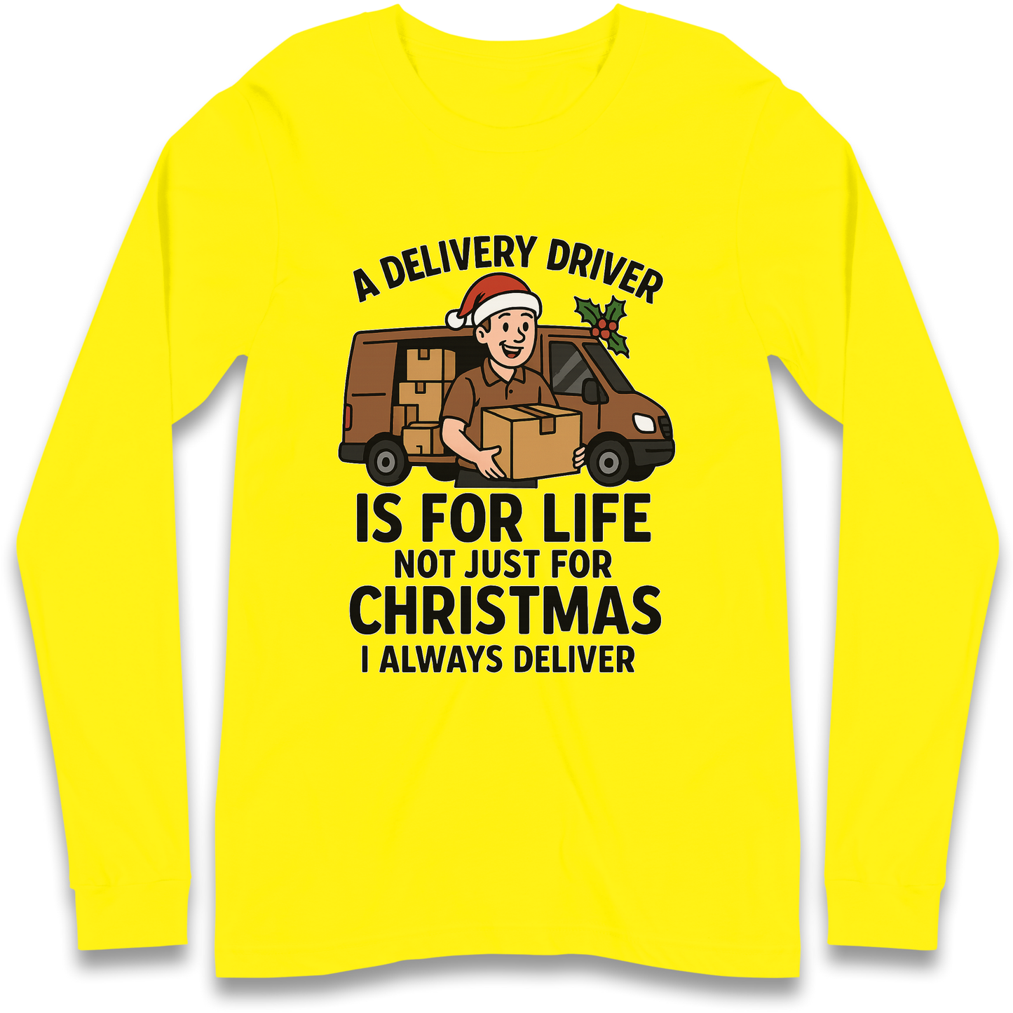 Delivery Driver Christmas Longsleeve T Shirt