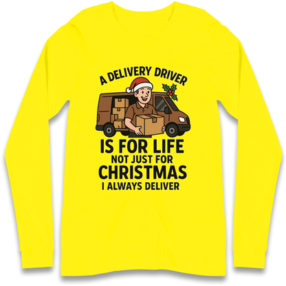 Delivery Driver Christmas Longsleeve T Shirt