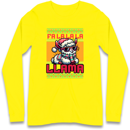 FA LA LA LA LLAMA Longsleeve T Shirt