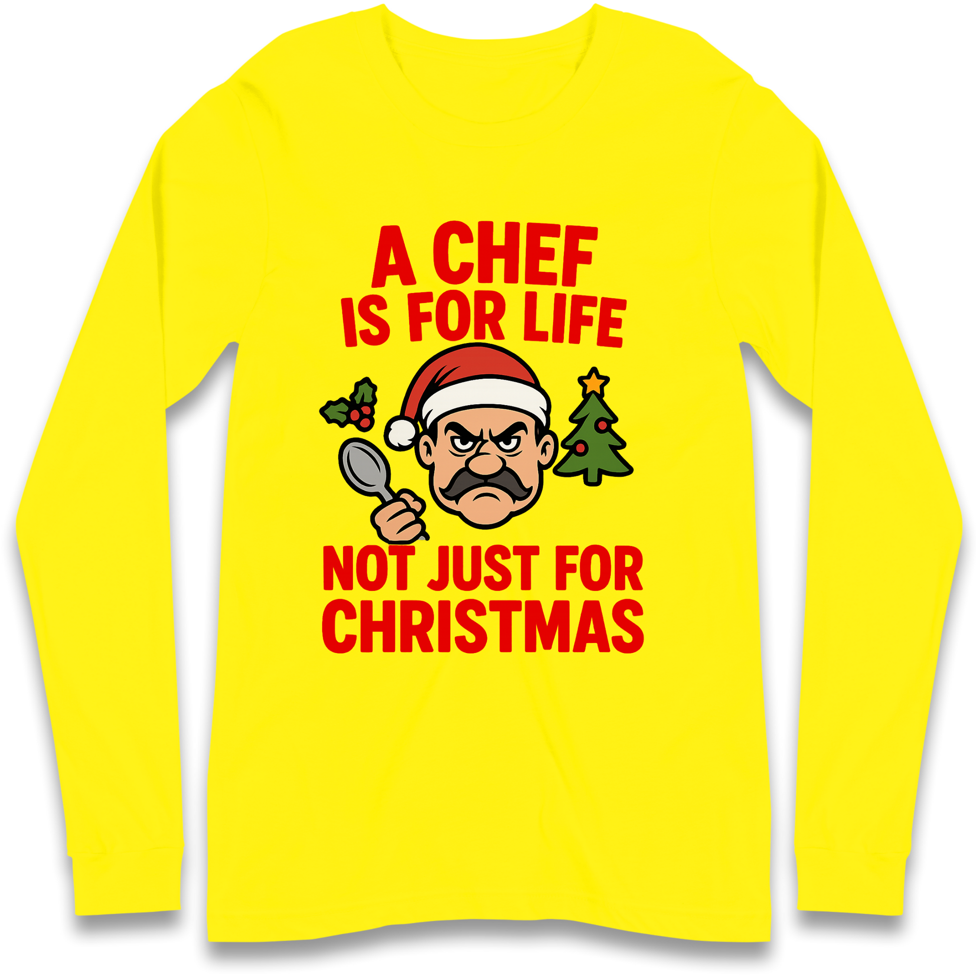 Chef Christmas Longsleeve T Shirt
