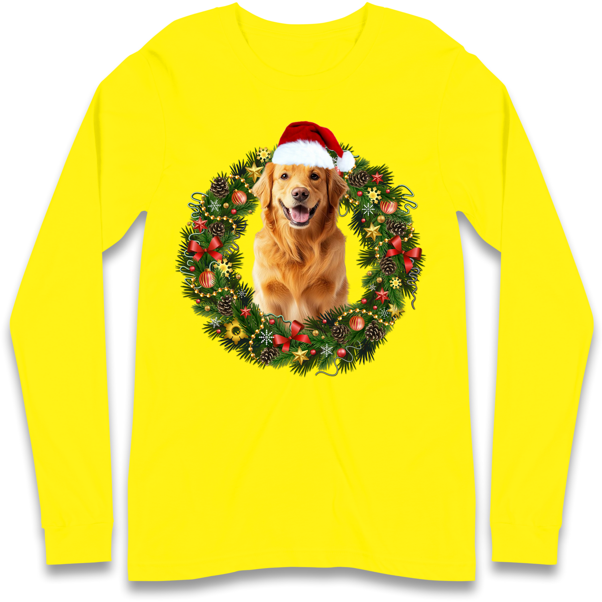 Dog Christmas Longsleeve T Shirt