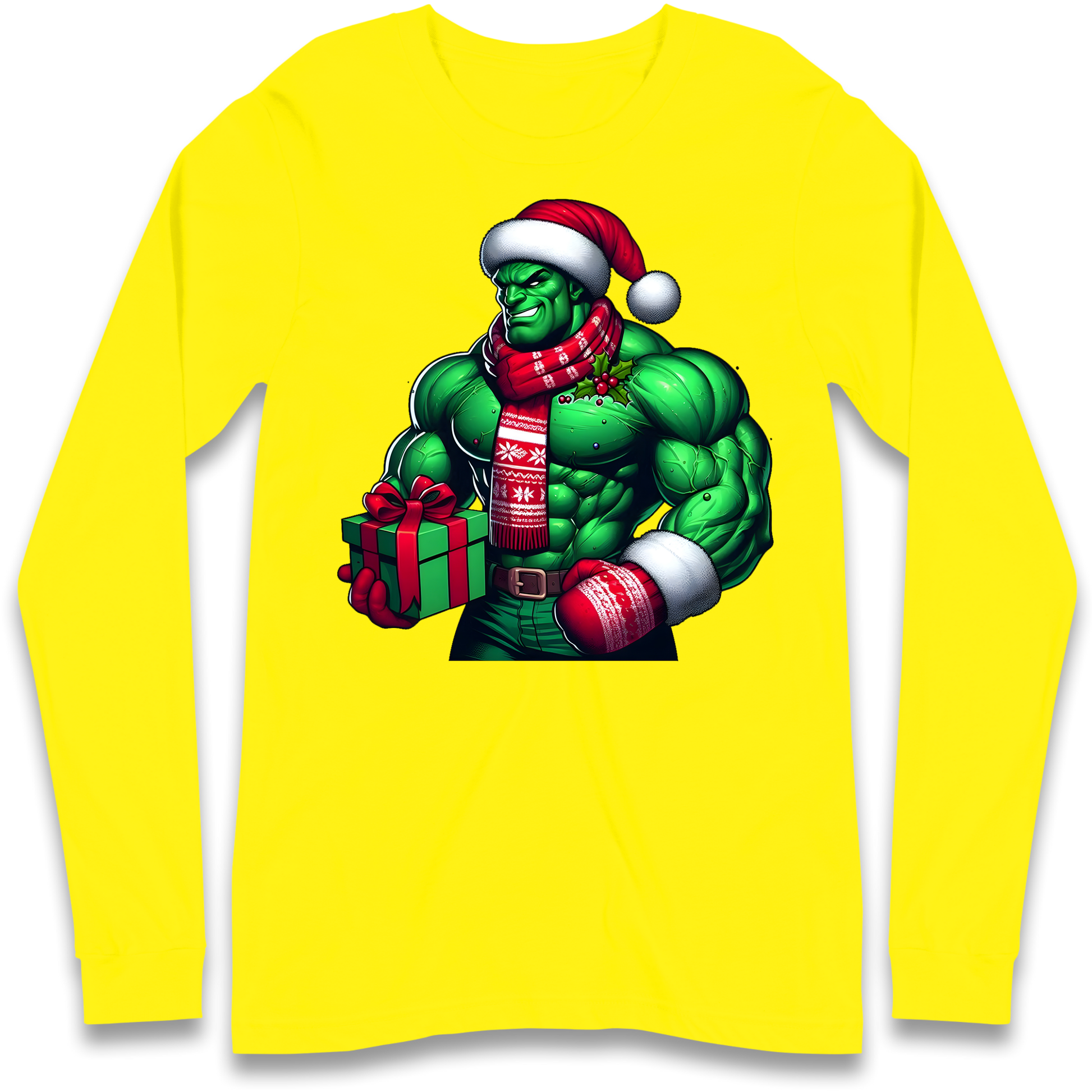The Hulk Santa Longsleeve T Shirt