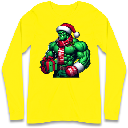 The Hulk Santa Longsleeve T Shirt
