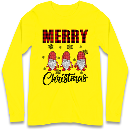 Merry Knomes Christmas Longsleeve T-Shirt