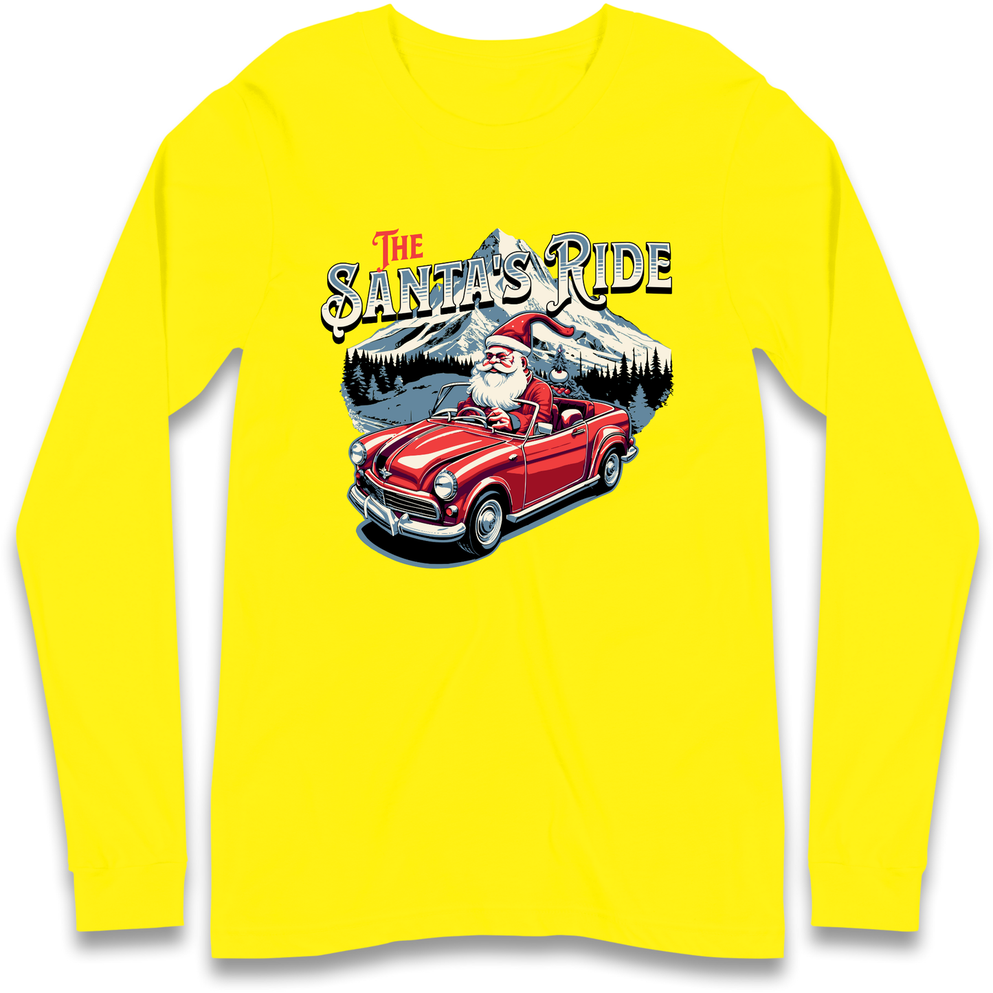 The Santas Ride Christmas Longsleeve T Shirt