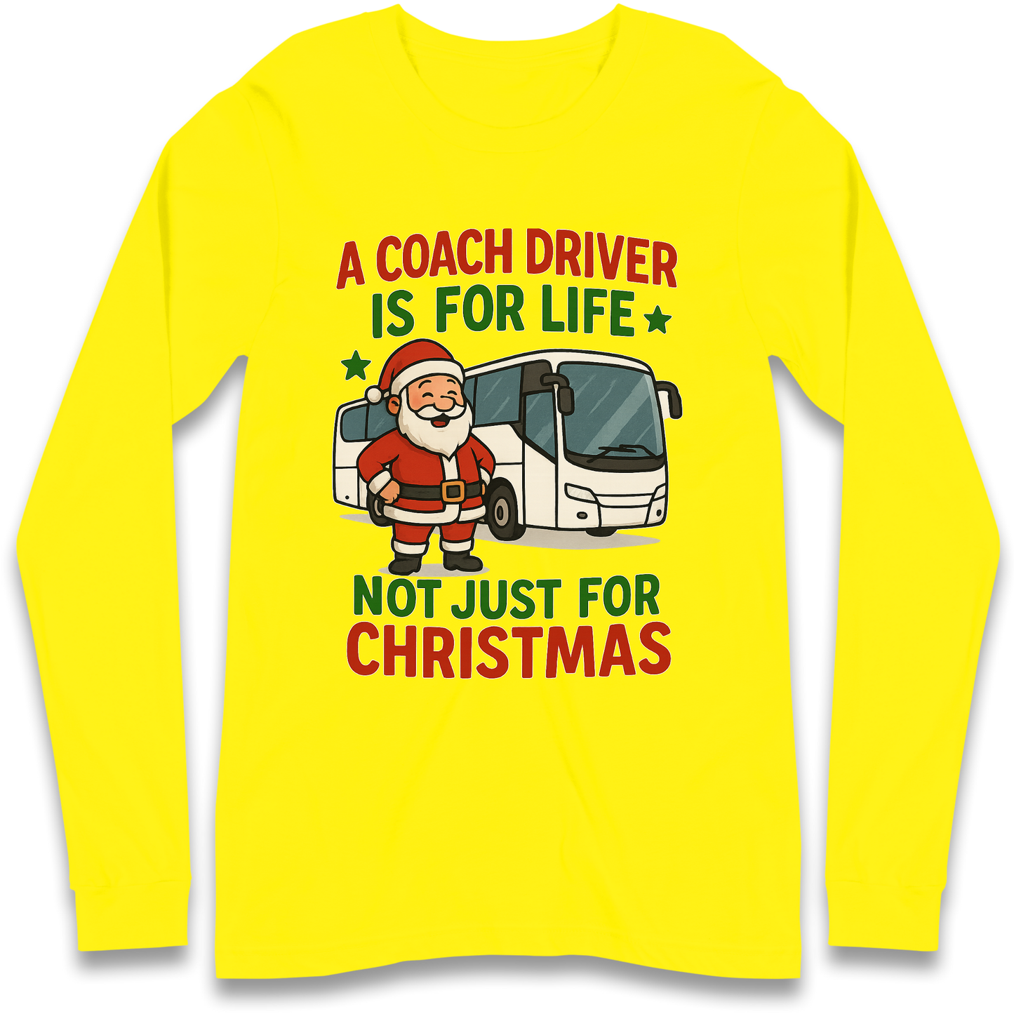 Coach Driver Christmas Longsleeve T Shirt