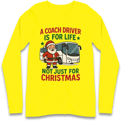 Coach Driver Christmas Longsleeve T Shirt