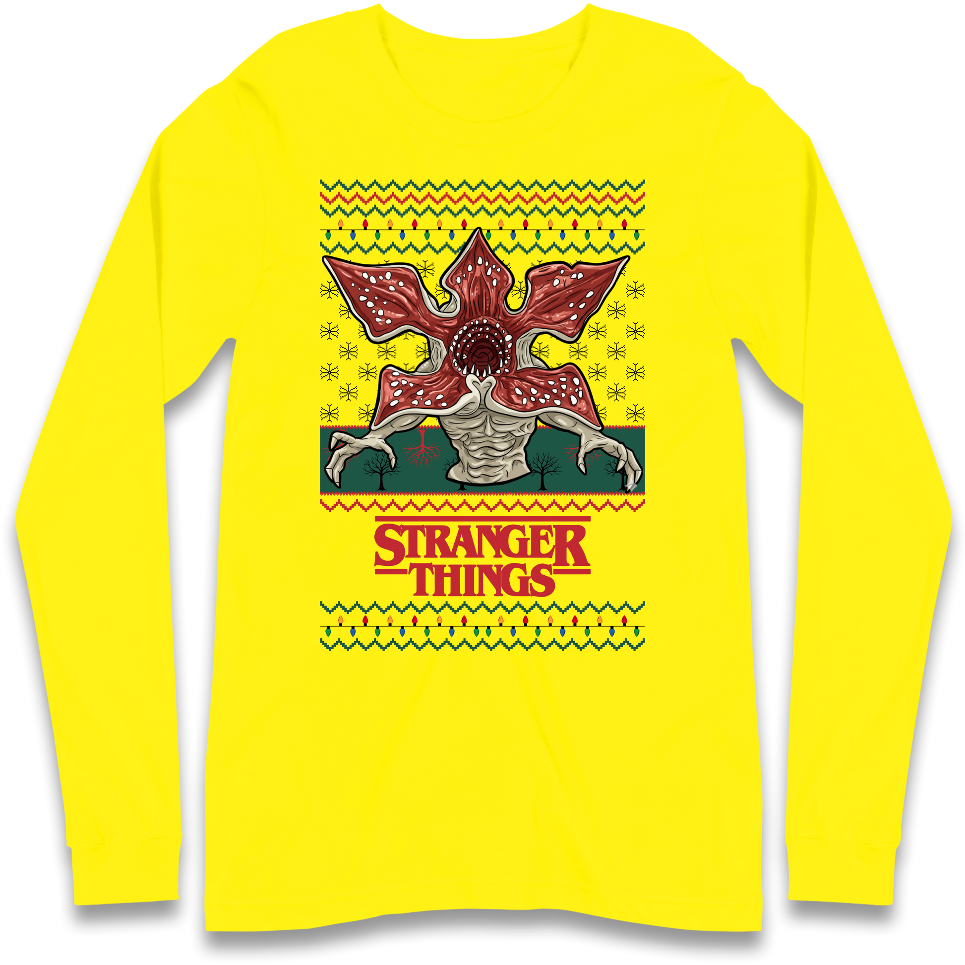 Demogorgon Christmas Longsleeve T Shirt