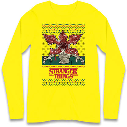 Demogorgon Christmas Longsleeve T Shirt