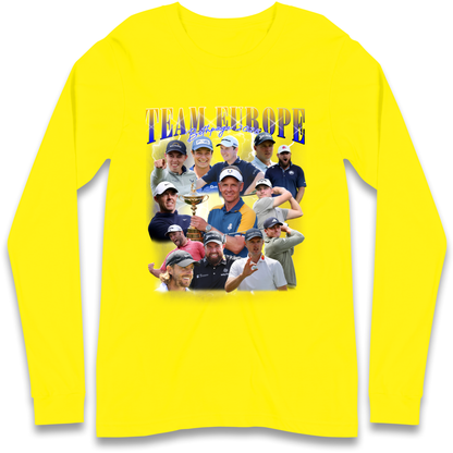 Ryder Cup 2025 Team Europe Longsleeve T Shirt