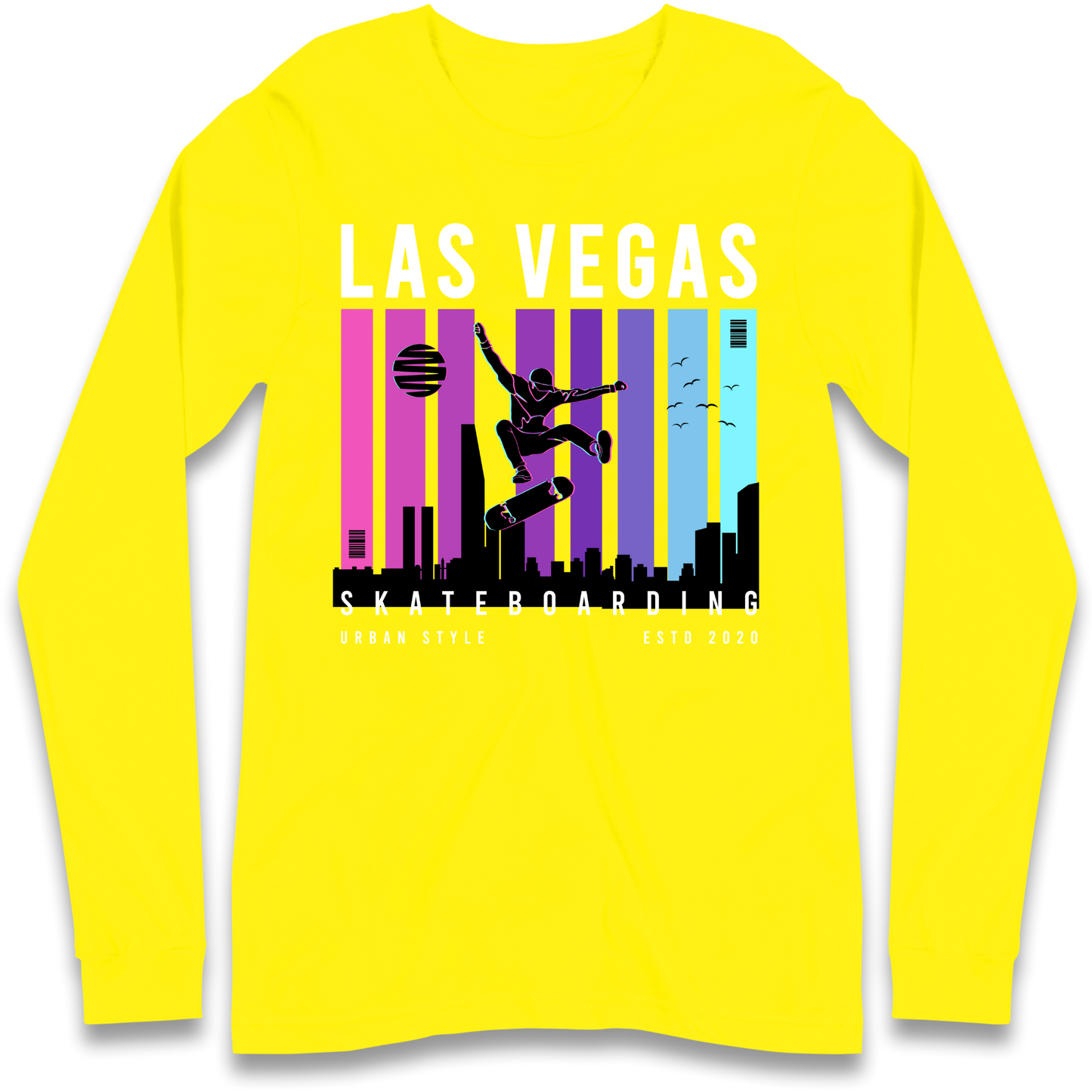 Las Vegas Skateboarding Longsleeve T Shirt