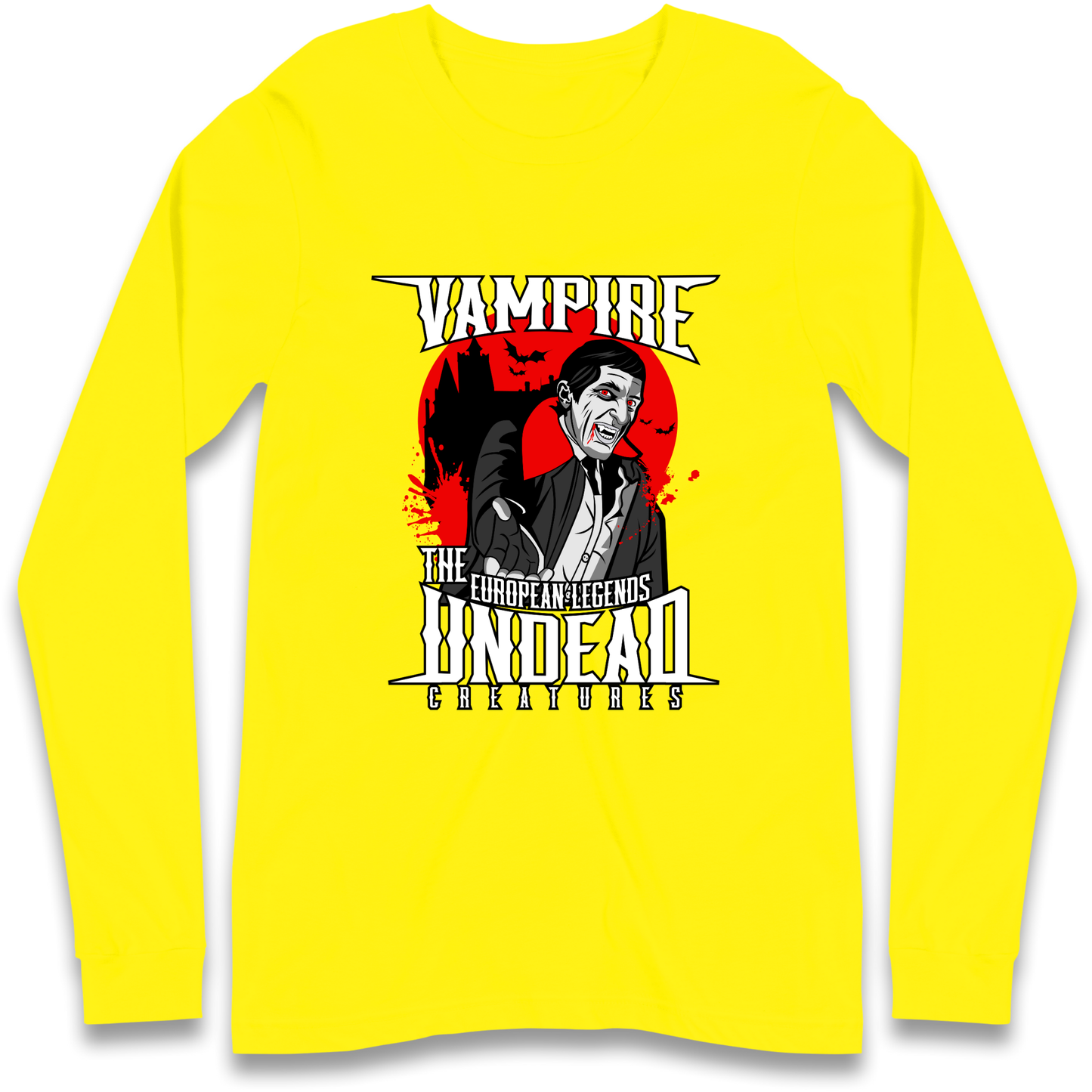 Vampire Undead Longsleeve T Shirt