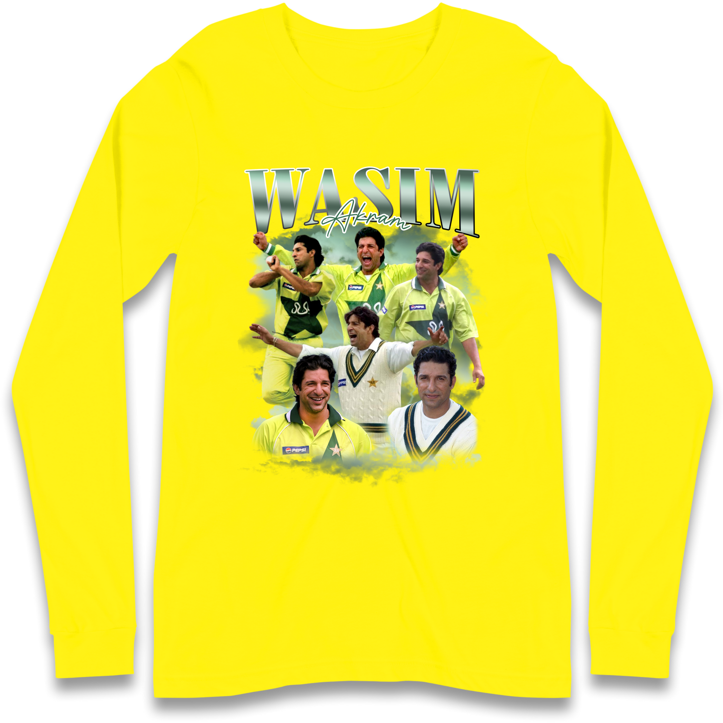 Wasim Akram Longsleeve T Shirt